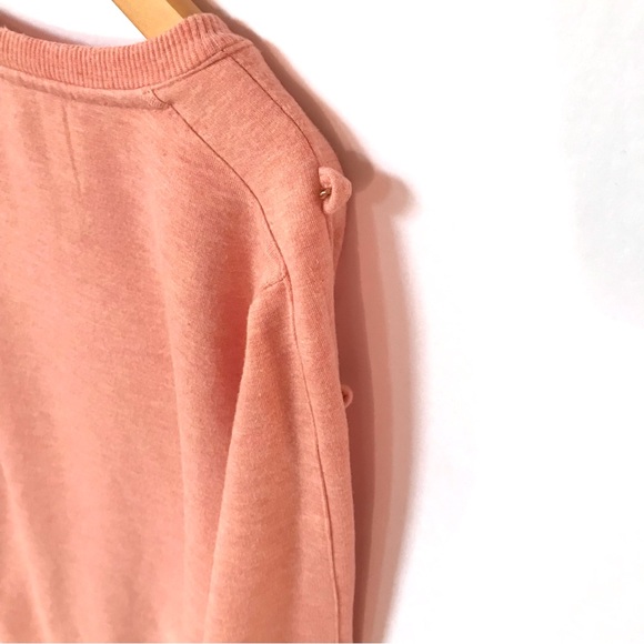 Soft Surroundings Go Lively Bibi Pullover Womens Small French Terry Peach Soft - Picture 5 of 11